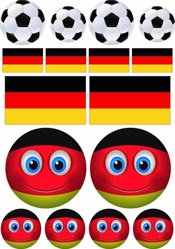 Deutschland Autoflagge Auto-Fahne Fensterfahne Fußball WM