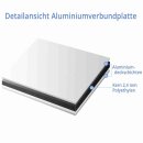 Warnschild 60 x 40 cm  - Privatweg Betreten und Befahren für Nichtberechtigte verboten! -  mit 4 Bohrlöchern stabile Aluminiumverbundplatte