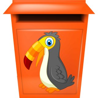 Aufkleber Sticker Vogel Tukan birdsticker lustig coole Sticker für Ki, 4,74  €
