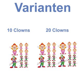 Sticker Clown Aufkleber Album selbstklebend Setangebot Geburtstagsfei, 9,49  €