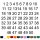 Selbstklebende fortlaufende Klebezahlen Zahlenaufkleber Ziffern Aufkleber Zahlen Klebeziffern wetterfest 1 bis 50 blau 15 cm