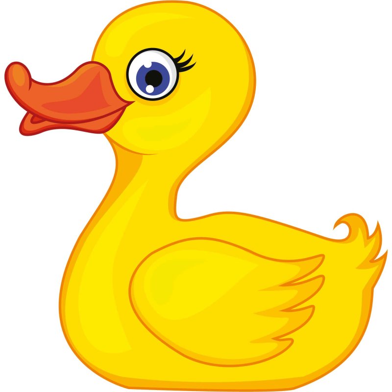 Aufkleber Gelbe Ente wasserfest Teich Sticker Familie Schwimmen Wasse, 4,74  €
