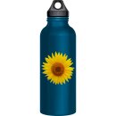 Aufkleber wunderschöne Sonnenblume gelb Blumenwiese Sticker wasserfest Blumen Mülltonne lustiger Autoaufkleber Deko Wohnmobil Fensterbild  20 x 20 cm