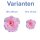 Aufkleber Sticker Rosa Damast-Rose Blume selbstklebend Autoaufkleber Blumenwiese Album Dekoration Set Car Caravan Wohnwagen wetterfest 20 x 20 cm