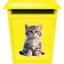 Aufkleber - niedliches Katzenbaby - Sticker Katze...