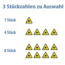 Selbstklebender Videoüberwachung-Aufkleber von Kleberio – wetterfest, langlebig, Made in Germany