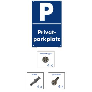 Parkplatzschild - Gäste - 20 x 30 cm Verbotsschild Parkverbot Parkverbotsschild Verkehrs-Schilder Einfahrt freihalten parken verboten