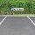 Parkplatzschild - Nur für Gäste - 52 x 11 cm mit Einschlagpfosten Verbotsschild Parkverbot Parkverbotsschild Einfahrt freihalten parken verboten