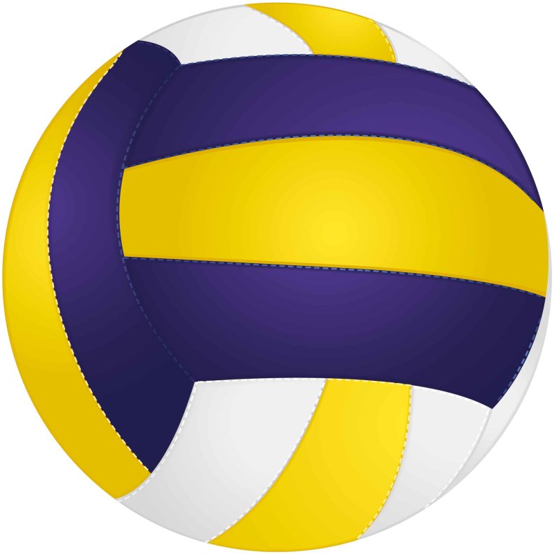 Aufkleber Volleyball Sticker für Kinder selbstklebend