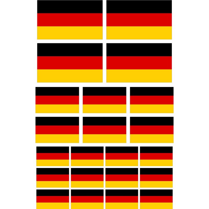 WOMO Aufkleber Deutschland Fahne